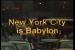 NY is Babylon
