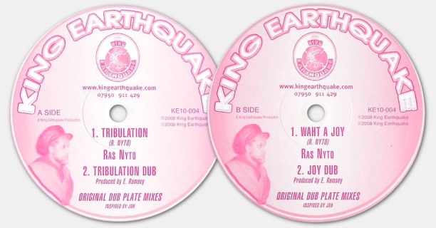 Ras Nyto - Tribulation / What A Joy (King Earthquake)