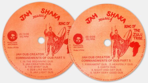 Jah Shaka - Jah Dub Creator - Commandments of dub part. 5