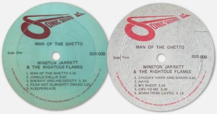 Winston Jarrett - Man Of The Ghetto (Sonic Sounds)