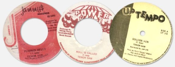 Tenor Saw labels